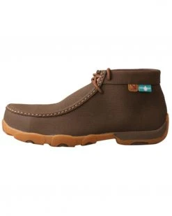 Twisted X Men's Chocolate Brown Nano Waterproof Work Chukka Driving Moc - Safety Toe  -Twisted X shop 2000363710 240 P3