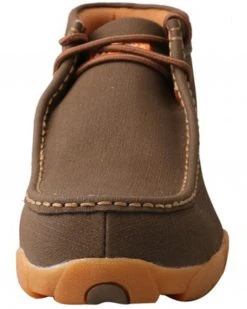 Twisted X Men's Chocolate Brown Nano Waterproof Work Chukka Driving Moc - Safety Toe  -Twisted X shop 2000363710 240 P4
