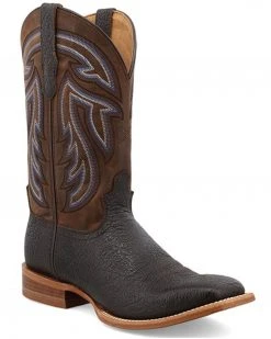 Twisted X Men's Rancher Western Boots - Broad Square Toe Black