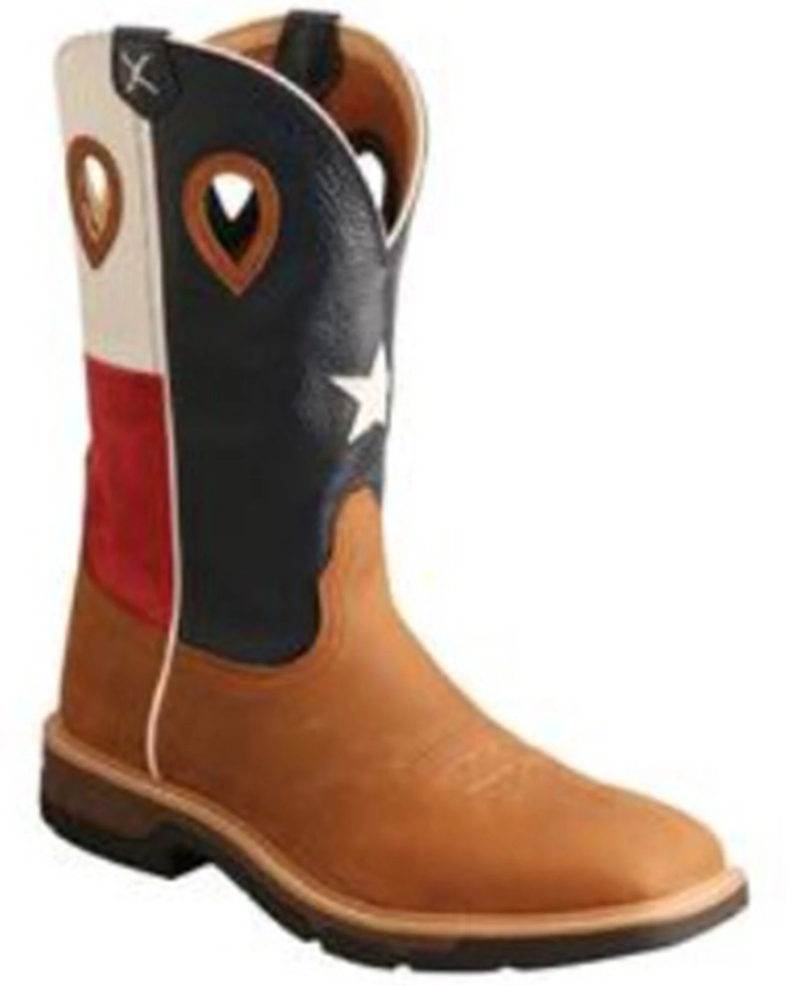Twisted X Men's Texas Flag Lite Western Work Boots - Soft Toe 3 Twisted X Men's Texas Flag Lite Western Work Boots - Soft Toe