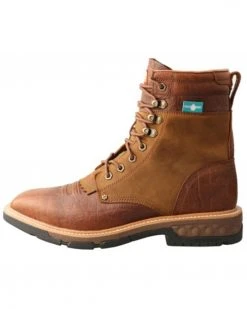Twisted X Men's Cellstretch 8" Lacer Waterproof Leather Work Boots - Broad Square Toe  -Twisted X shop 2000363719 200 P3