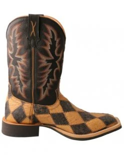 Twisted X Men's Ruff Stock Western Boots - Broad Square Toe -Twisted X shop 2000364087 001 P2
