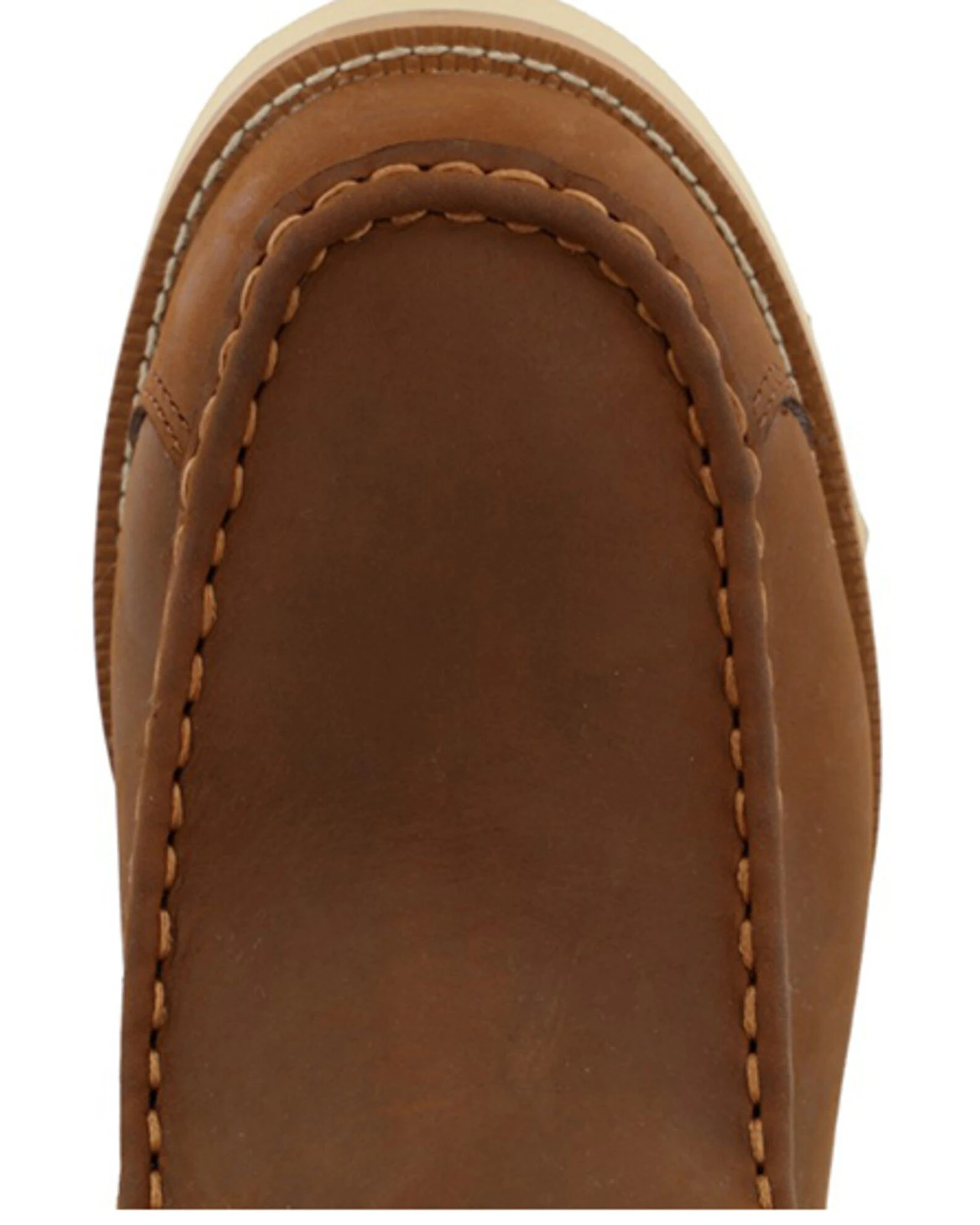 Twisted X Women's Oiled Saddle Lace-Up Shearling Lined Wedge Sole Boots - Moc Toe 8 Twisted X Women's Oiled Saddle Lace-Up Shearling Lined Wedge Sole Boots - Moc Toe - Image 6