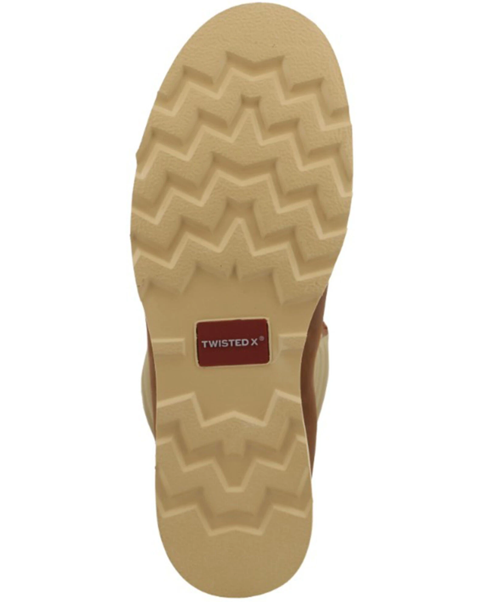 Twisted X Women's Oiled Saddle Lace-Up Shearling Lined Wedge Sole Boots - Moc Toe 9 Twisted X Women's Oiled Saddle Lace-Up Shearling Lined Wedge Sole Boots - Moc Toe - Image 7