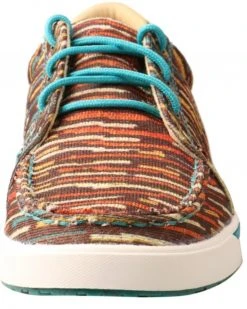 Twisted X Womens Multi Brown & Turquoise Print Lace-Up Casual Kicks - Moc Toe For Women's 12 Twisted X Womens Multi Brown & Turquoise Print Lace-Up Casual Kicks - Moc Toe For Women's -Twisted X shop 2000366654 200 P4