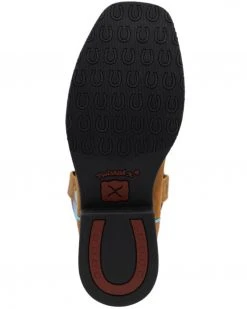 Twisted X Girls' Hooey Serape Western Boot - Square Toe Brown -Twisted X shop 2000369024 200 P6