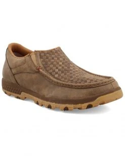Twisted X Men's Slip-On Driving Shoe - Moc Toe Tan -Twisted X shop 2000369029 280 P1 1