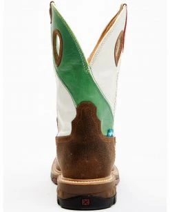 Twisted X Men's 12" Western Work Boot - Alloy Toe Brown -Twisted X shop 2000370763 200 P5