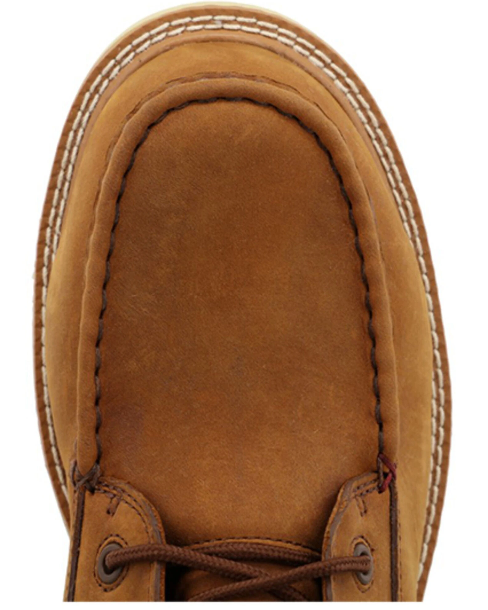 Twisted X Men's 8" Lace-Up Safety Wedge Work Boots - Moc Toe Brown 7 Twisted X Men's 8" Lace-Up Safety Wedge Work Boots - Moc Toe Brown - Image 5