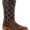 Twisted X Men's 12" Tech X Western Boot - Broad Square Toe Brown -Twisted X shop 2000378356 200 P1
