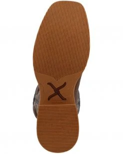 Twisted X Men's 12" Tech X Western Boot - Broad Square Toe Brown -Twisted X shop 2000378356 200 P4