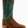 Twisted X Women's 11" Tech X Western Boots - Broad Square Toe Chocolate/turquoise -Twisted X shop 2000379741 905 P1