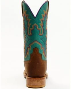 Twisted X Women's 11" Tech X Western Boots - Broad Square Toe Chocolate/turquoise -Twisted X shop 2000379741 905 P5