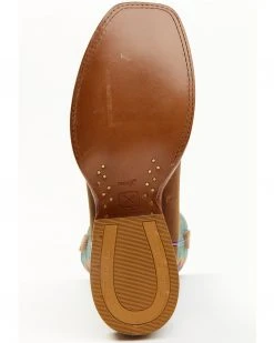 Twisted X Women's 11" Tech X Western Boots - Broad Square Toe Chocolate/turquoise -Twisted X shop 2000379741 905 P7