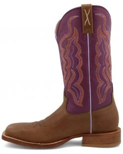 Twisted X Women's 11" Tech X Western Boots - Broad Square Toe Purple -Twisted X shop 2000379742 500 P3