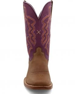 Twisted X Women's 11" Tech X Western Boots - Broad Square Toe Purple -Twisted X shop 2000379742 500 P4