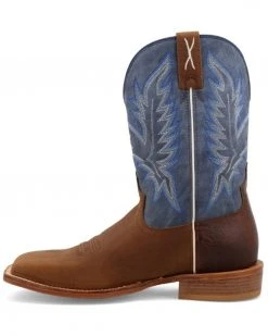 Twisted X Men's 11" Tech Western Boots - Broad Square Toe Blue -Twisted X shop 2000381594 400 P3
